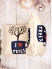 Tree Print Cushion & Filler (Duo-Sided)